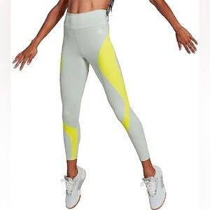 Adidas Women's Mint and Yellow Leggings